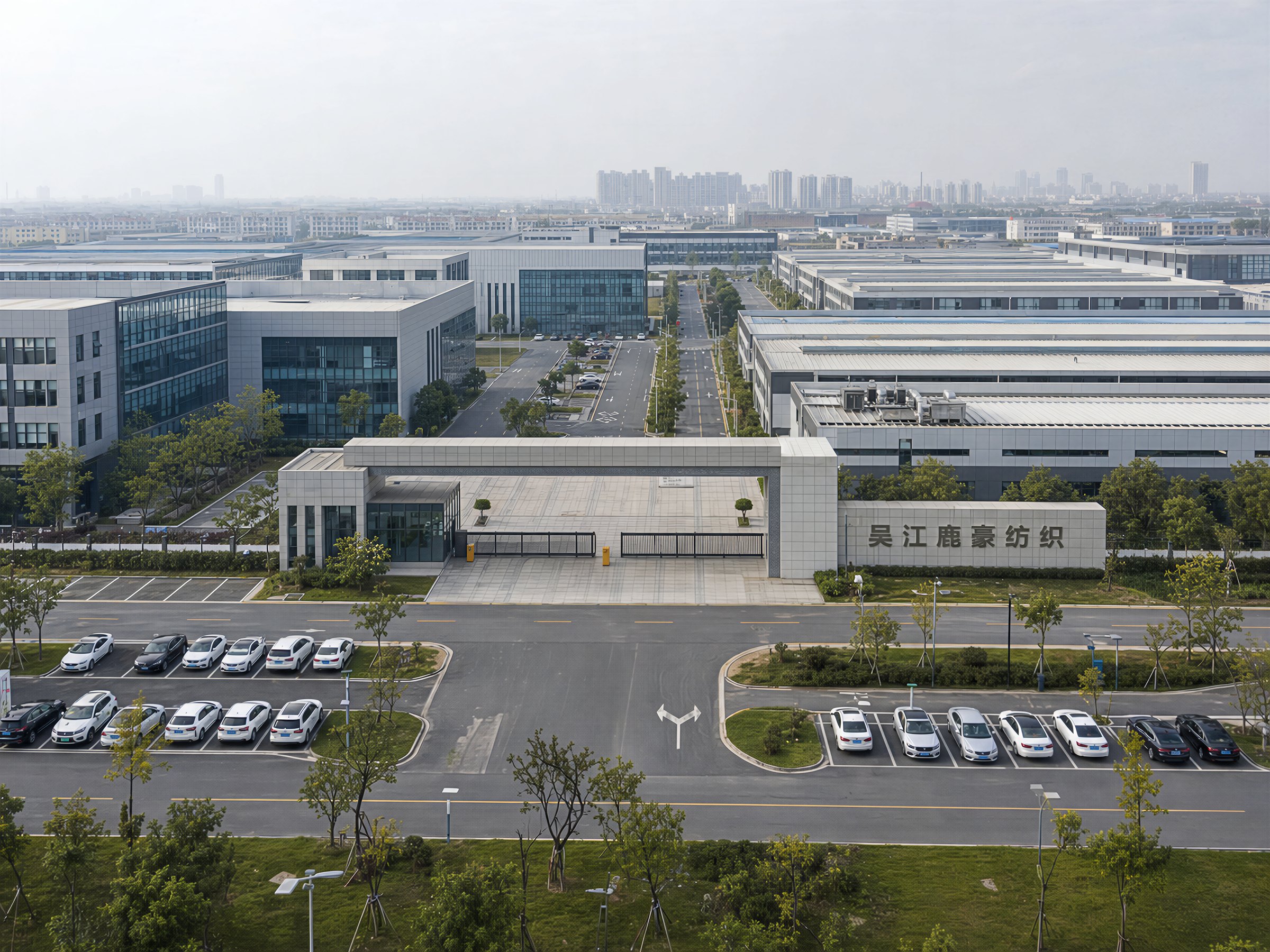 Luhao Textile factory and production campus in Shengze